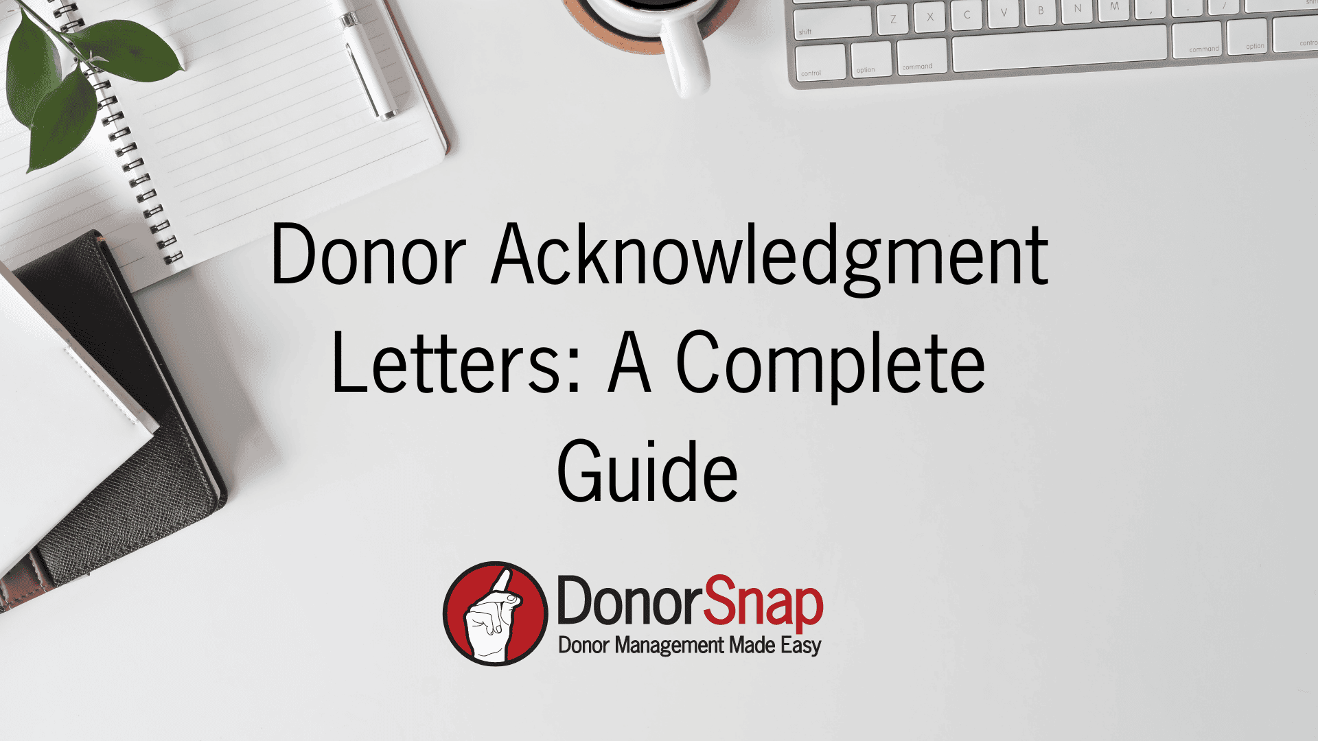Thanking Your Donors A Complete Guide Final