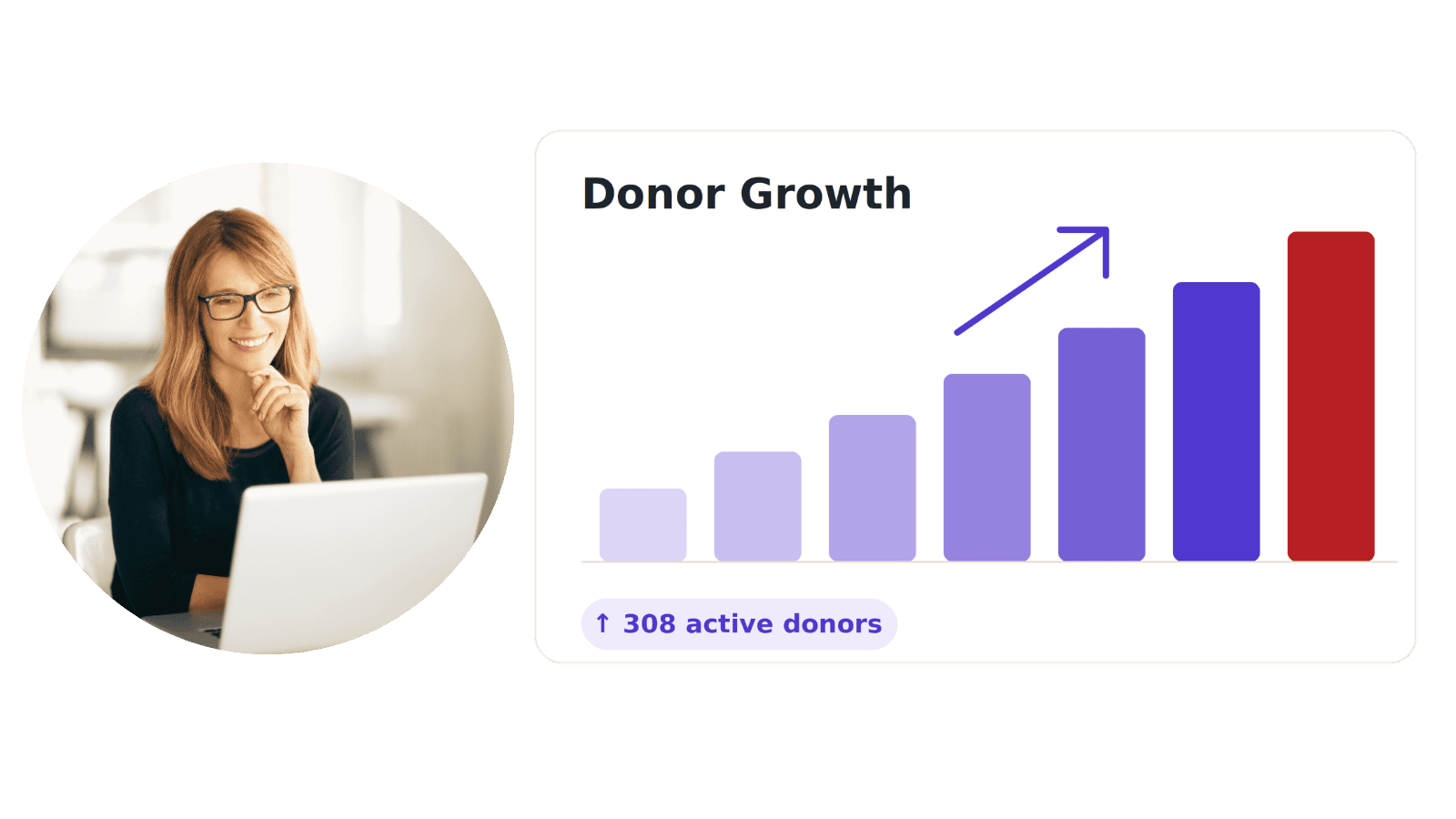 donorgrowth Donor Management CRM Donor Growth Chart