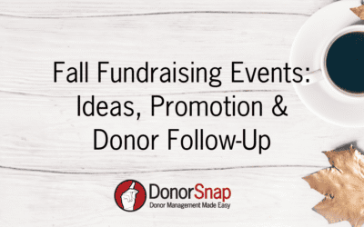 Fall Fundraising Events: Ideas, Promotion & Donor Follow-Up