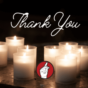 memorial donation thank you