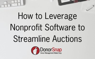 How to Leverage Nonprofit Software to Streamline Auctions